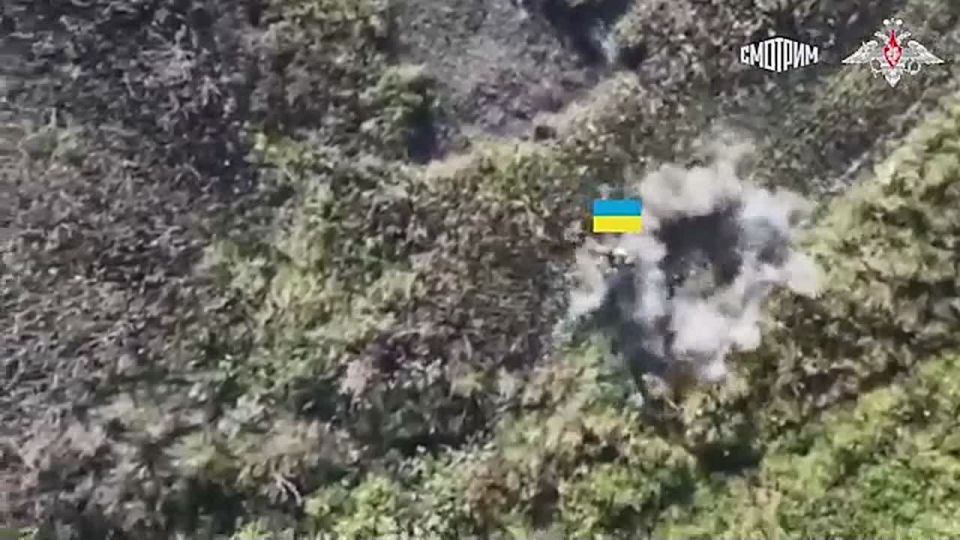 Минобороны РФ опубликовало видео боев за населенный пункт Вербовое в Днепропетровской области