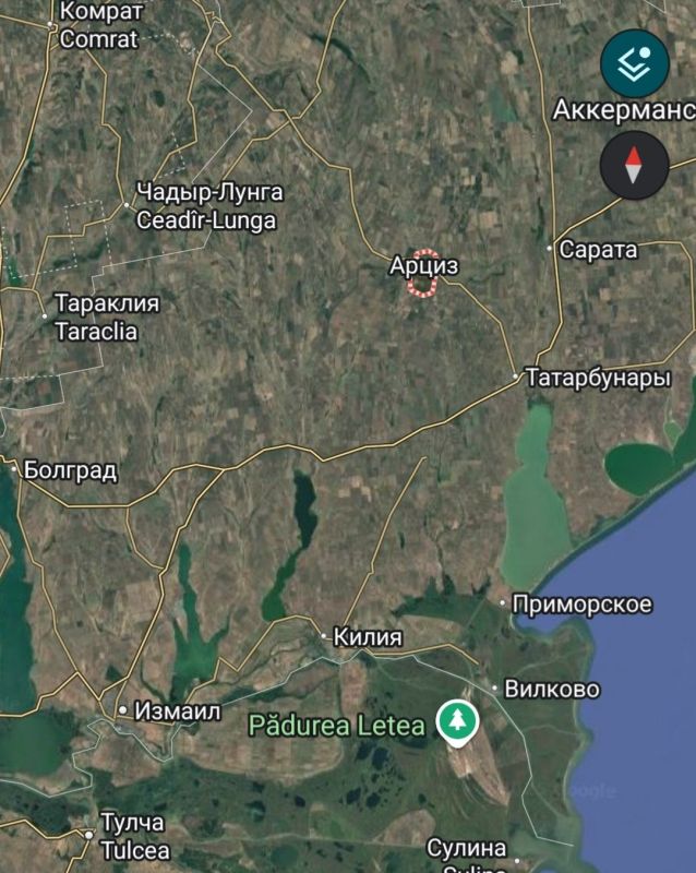 Дальнобойные дроны атаковали цель в городе Арциз Одесской области