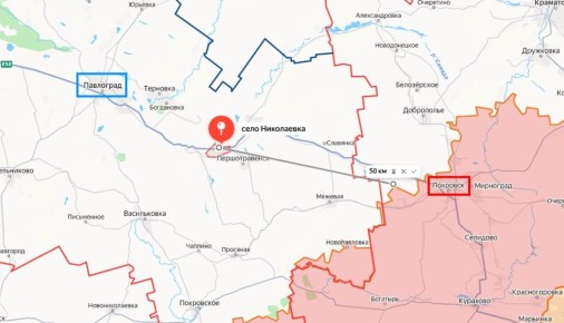 Результаты активной работы "Молний-2" со Starlink по участку трассы М-30 "Павлоград-Покровск" в 50 км от линии фронта