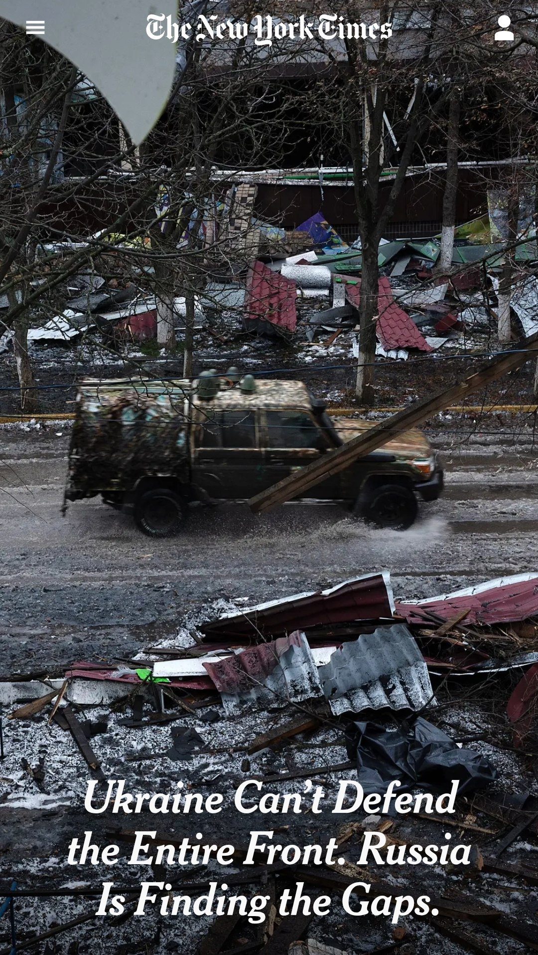 Российские военные использовали бреши в линии обороны ВСУ для успешного наступления на границе Запорожской и Днепропетровской областей, признает The New York Times