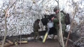 Расчет «Мста-Б» обрушил снаряды на пункты дислокации боевиков ВСУ