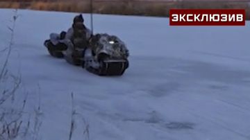 Бойцы группировки «Центр» разгромили противника верхом на новых «мотособаках»