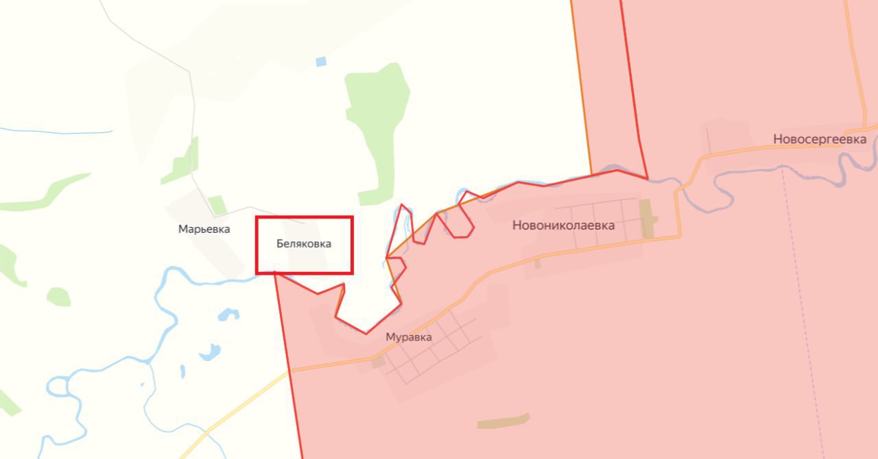 Российские войска освободили Краснознаменку (Беляковку) в Днепропетровской области, сообщили в Минобороны России