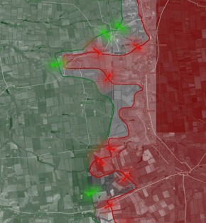«На Днепропетровском направлении российские войска наступают северо-западнее Зализничного под прикрытием БпЛА