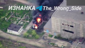 Поражение электроподстанции 110 кВ с помощью БпЛА "Герань" в районе г. Кривой Рог Днепропетровской области