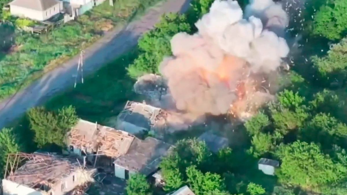 Опубликованы кадры боев за Александровку в зоне спецоперации