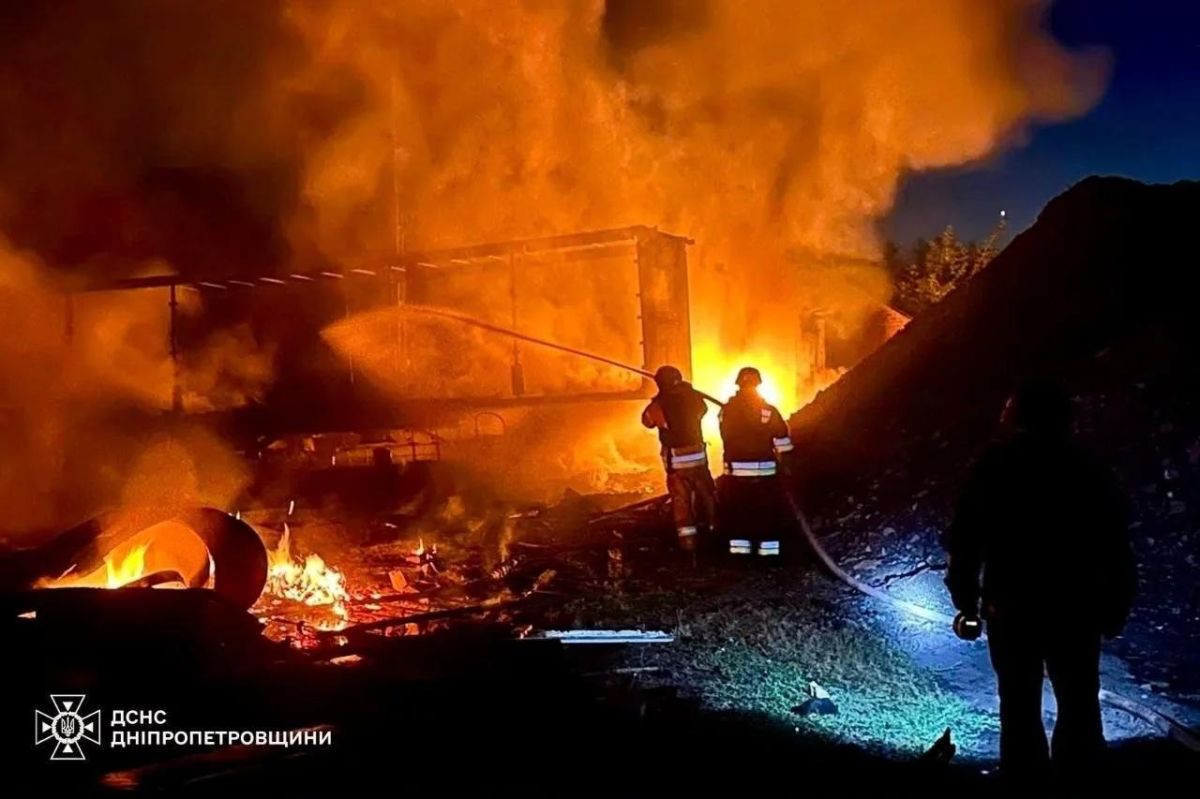 Последствия ночных ударов в Днепропетровской области