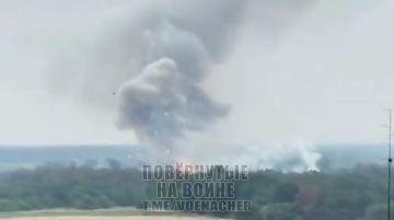 21.07.2026. А вот и кадры детонации склада БК в районе Куриловки севернее Каменского Днепропетровской области