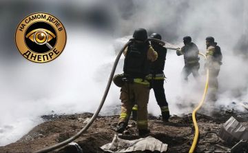 Взрыв в Павлограде.. Повреждено предприятие пищевой промышленности. Там возник пожар