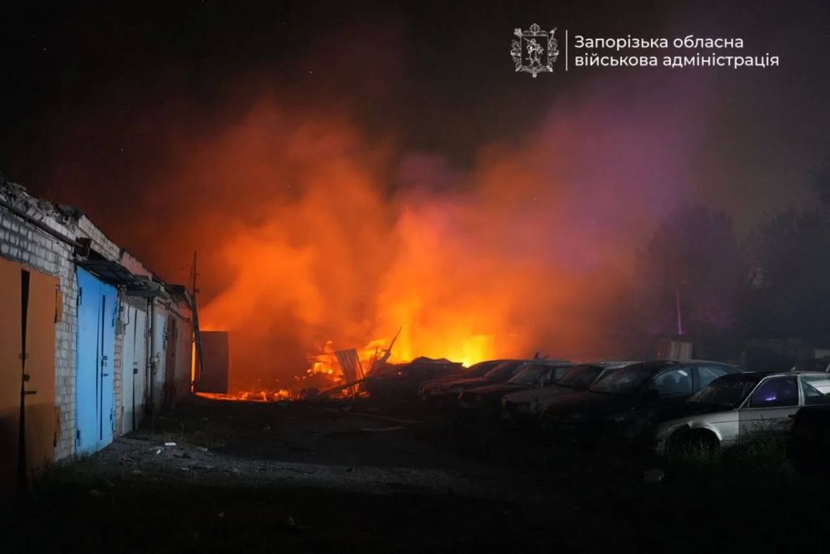 ВС РФ нанесли удар по промышленному объекту в Запорожье