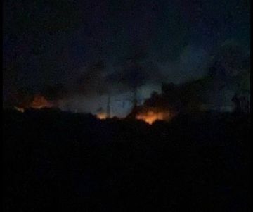Пожар в Каменском Днепропетровской области