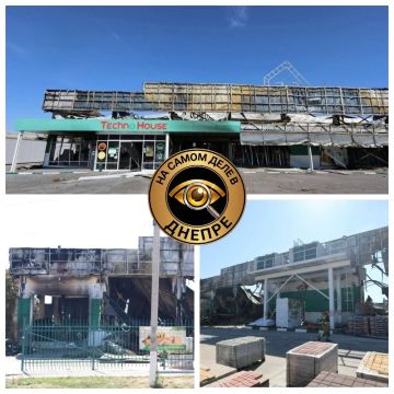 Последствия ночного удара в Павлограде Днепропетровской области