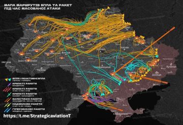 Карта ударов по Украине за последние дни от вражеской стороны и немного творчества от Минобороны