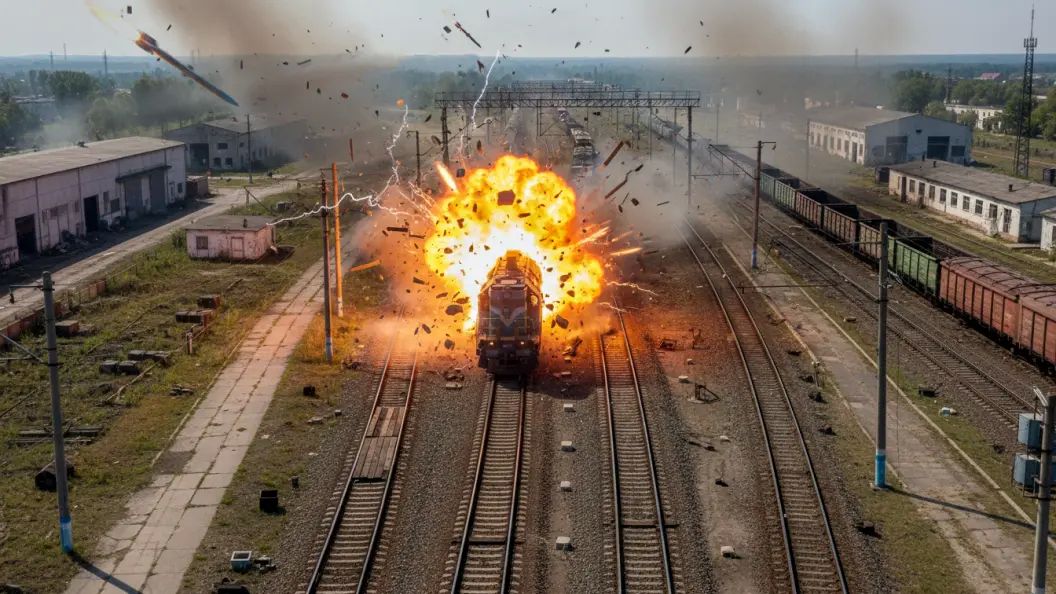 "Герани" бьют по стальным артериям ВСУ: Четыре локомотива поражены, у Киева заканчиваются резервы